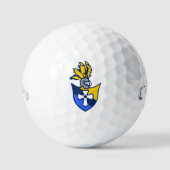 Aangepaste golfballen w / Tri-color Crest (Voorkant)