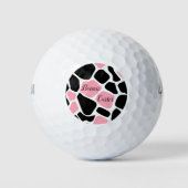 Aangepaste Golfballs | Koe afdrukken Golfballen (Voorkant)