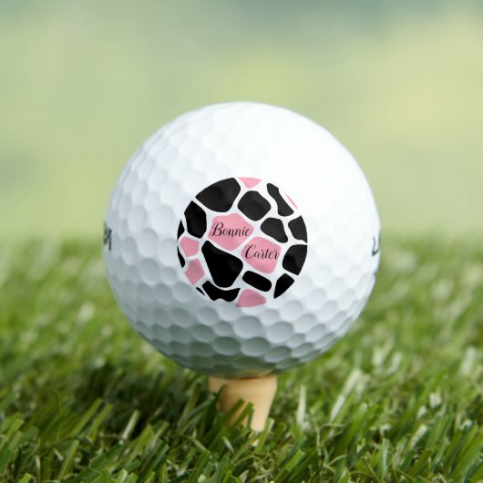 Aangepaste Golfballs | Koe afdrukken Golfballen (Insitu Shirt)