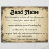 Aangepaste golfband flyer (Voorkant)