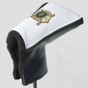Aangepaste Golfclub Crest Aangepaste Initialen Put Golfheadcover