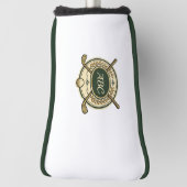 Aangepaste Golfclub Crest Aangepaste Initialen Put Golfheadcover (Draai 90)