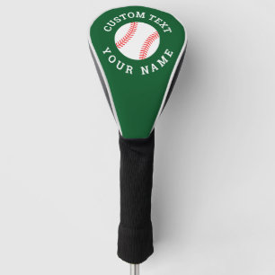Aangepaste golfclub driver cover met honkbal logo