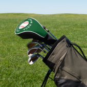 Aangepaste golfclub driver cover met honkbal logo (Insitu)