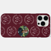 Aangepaste golfclub-hoes Persoonlijk monogram C Case-Mate iPhone Case (Achterkant (horizontaal))