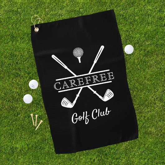 Aangepaste golfclub Logo Golfhanddoek