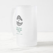 Aangepaste golfclub Logo Matglas Bierpul (Voorkant links)