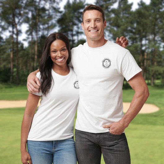 Aangepaste Golfclub Naam Klassiek Gepersonaliseerd T-shirt