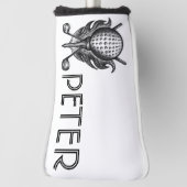 Aangepaste Golfcursus Ball T-shirt Club Cadeau Golfheadcover (Draai 90)