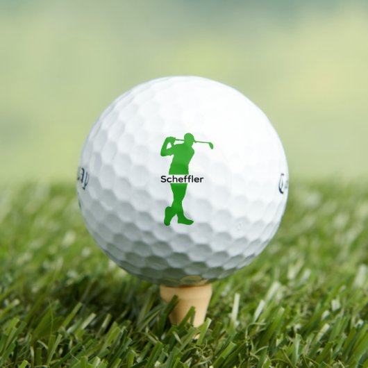 Aangepaste Golfer Gift Gepersonaliseerde Naam / Mo Golfballen (Insitu Shirt)