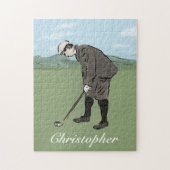 Aangepaste  golfer legpuzzel (Verticaal)