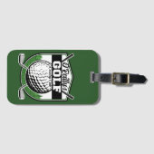 Aangepaste Golfer Player Pro Golf Country Club Bagagelabel (Voorkant (horizontaal))