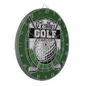 Aangepaste Golfer Player Pro Golf Country Club Dartbord (Voorkant Links)
