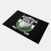 Aangepaste Golfer Player Pro Golf Country Club Deurmat (Schuin)