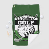 Aangepaste Golfer Player Pro Golf Country Club Golfhanddoek (Insitu)