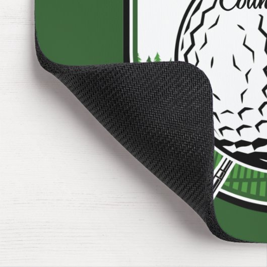 Aangepaste Golfer Player Pro Golf Country Club Muismat (Hoek)