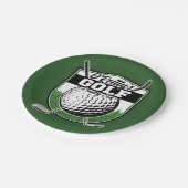 Aangepaste Golfer Player Pro Golf Country Club Papieren Bordje (Gekanteld)