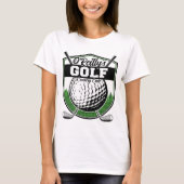 Aangepaste Golfer Player Pro Golf Country Club T-shirt (Voorkant)