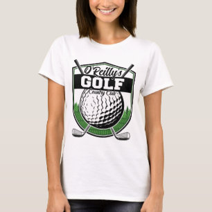 Aangepaste Golfer Player Pro Golf Country Club T-shirt