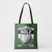 Aangepaste Golfer Player Pro Golf Country Club Tote Bag (Voorkant)
