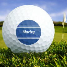 Aangepaste Golfer Sport Klassieke Naam Monogram Bl