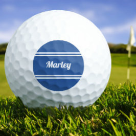 Aangepaste Golfer Sport Klassieke Naam Monogram Bl Golfballen
