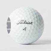 Aangepaste Golfer Sport Klassieker Naam Initiaal G Golfballen (Logo)