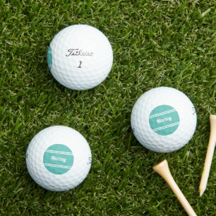 Aangepaste Golfer Sport Klassieker Naam Modern Tea Golfballen