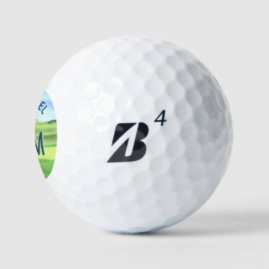 Aangepaste golfernaam 3-D monogram    Golfballen (Logo)