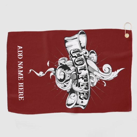 Aangepaste Golfhanddoek (Horizontaal)