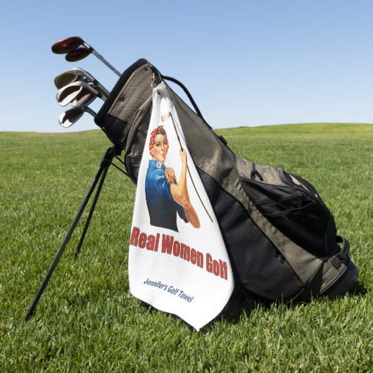 Aangepaste Golfhanddoek (Groen)