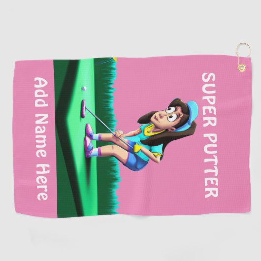 Aangepaste Golfhanddoek (Horizontaal)