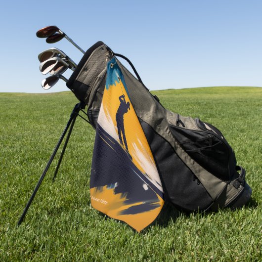 Aangepaste Golfhanddoek (Groen)