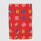 Aangepaste Golfhanddoek (Voorkant)