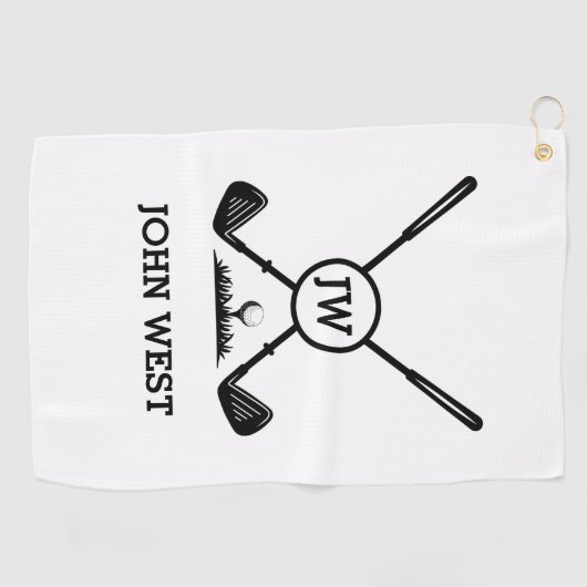 Aangepaste Golfhanddoek (Horizontaal)