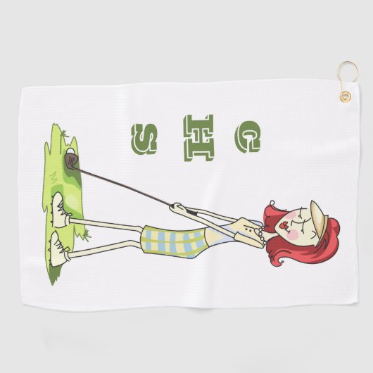 Aangepaste Golfhanddoek (Horizontaal)