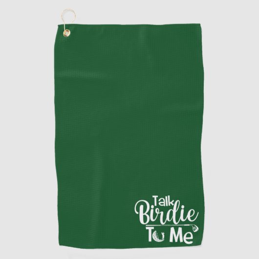 Aangepaste golfhanddoek, Leuke talk Dirty To Me Ac Golfhanddoek (Voorkant)