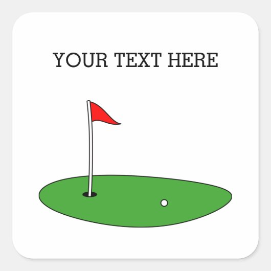 Aangepaste golfstickers en enveloppe zegels (Voorkant)