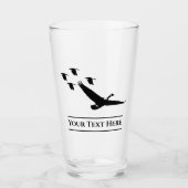 Aangepaste Goose Jagen Beer Glass Tumblr Glas (Voorkant)