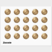 Aangepaste goud folie afstudeercertificaat zegel (Vel)