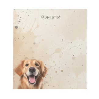 Aangepaste Goud Retriever Huisdier Hond Dier Notitieblok