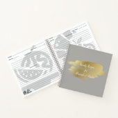 Aangepaste goudcartridge notitieboek (Binnen)