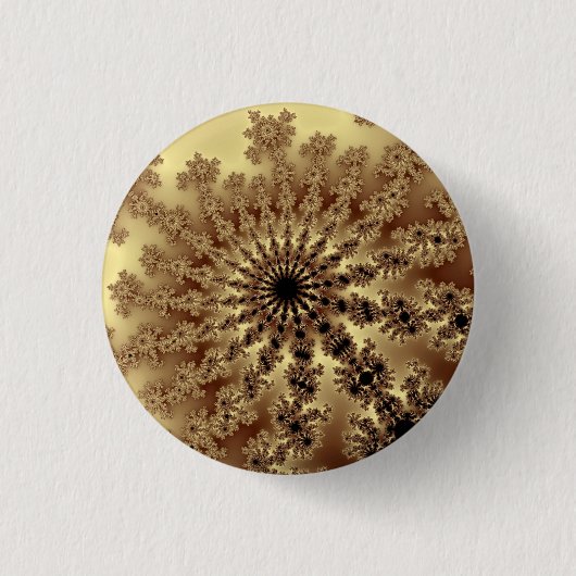 Aangepaste gouden breukstreep kleine ronde Button (Voorkant)