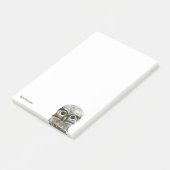 Aangepaste gouden en zilverboedel post-it® notes (Schuin)