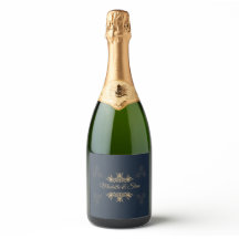 Aangepaste gouden filigraan voedsel- en dranklabel