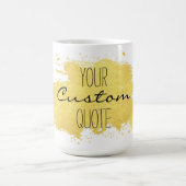 Aangepaste gouden folie prijsopgave mok. koffiemok (Center)