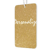 Aangepaste gouden glitter hartvormige auto luchtve luchtverfrisser (Links)