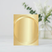 Aangepaste gouden gouden Sjabloon Voeg Jouw tekst  (Staand voorkant)