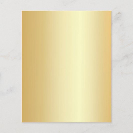 Aangepaste gouden gouden Sjabloon Voeg Jouw tekst  (Achterkant)