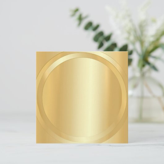 Aangepaste gouden goudkleurige Sjabloon Jouw tekst (Staand voorkant)